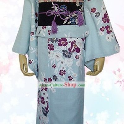 Japanese Traditiona Kimono Dress Complete Set for Women
