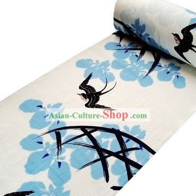 Traditional Japanese Kimono Fabric