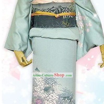 Japanese Female Kimono Dress Complete Set