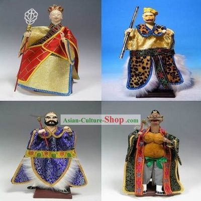 Chinese Handmade Journey to West Four Puppets Set