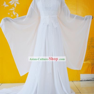 Ancient Qin Dynasty Swordsman Costumes Complete Set