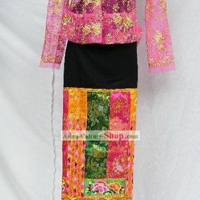 Traditional Thai Clothing Costume Complete Set