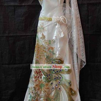 Traditional Thai Peacock Dance Costume Complete Set