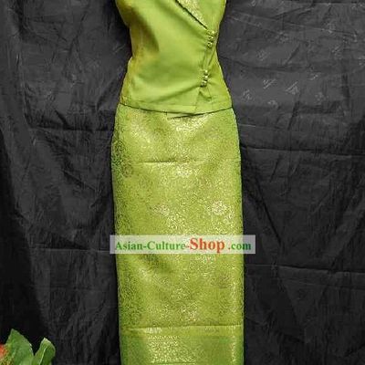 Traditional Thai Dance Costume Complete Set