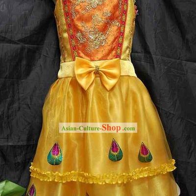 Traditional Thai Dance Costume Complete Set for Children