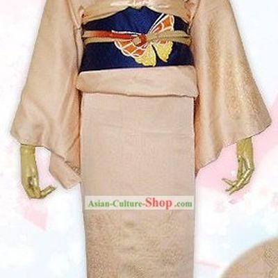 Japanese Kimono Dress Complete Set for Women