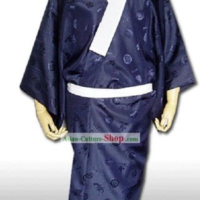 Traditional Japanese Male Kimono Dress