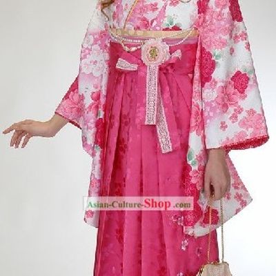 Ancient Japanese Kimono Dress for Women
