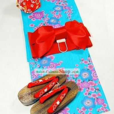 Japanese Kimono Yukata Dress for Women
