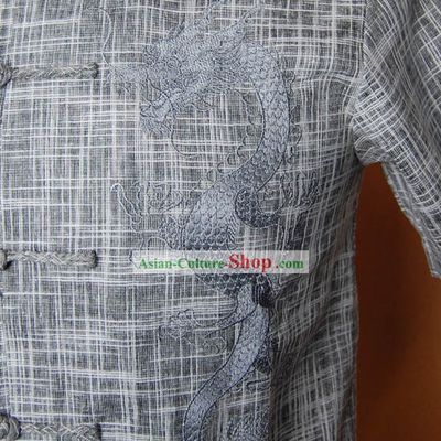 Chinese Tang Zhuang Men Shirt