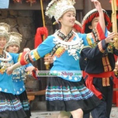 Chinese Miao Minority Clothing and Headdresses