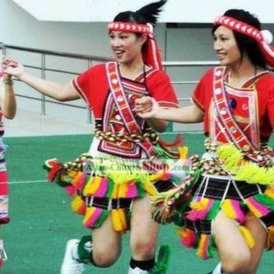 Taiwanese Aborigines Gaoshan Minority Dress Set