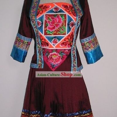 Chinese Dong Minority Dress Set