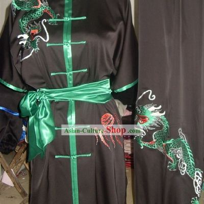 Chinese Dragon Kung Fu Martial Arts Uniform Set for Men