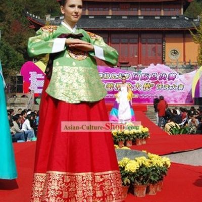Ancient Korean Palace Female Clothing Set