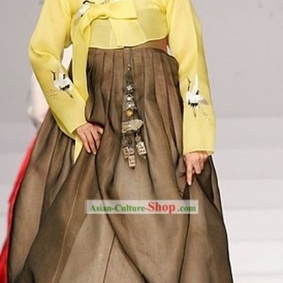 Ancient Korean Grandmother Hanbok Set