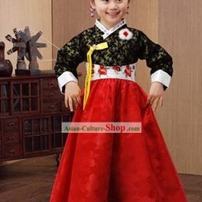 Traditional Korean Hanbok for Children