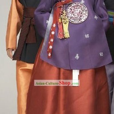 Ancient Korean Anniversary Hanbok for Couple