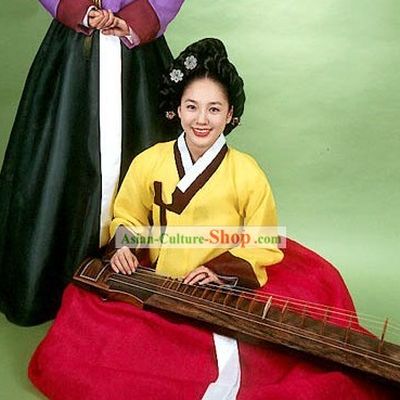 Ancient Korean Palace Dance Costumes Set