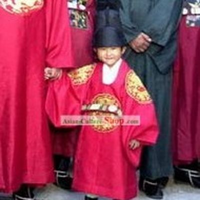 Ancient Korean Emperor Costumes for Children