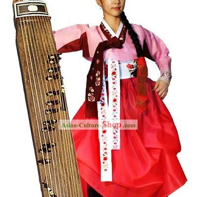 Traditional Korean Hanbok Female Clothing