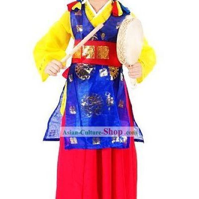 Ancient Korean Festival Celebration Dance Costume
