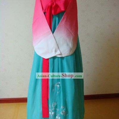 Korean Fan Dance Costumes Complete Set