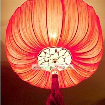 Chinese Handmade Large Lotus Ceiling Lantern