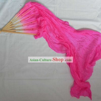 Chinese Long Silk Dancing Fan