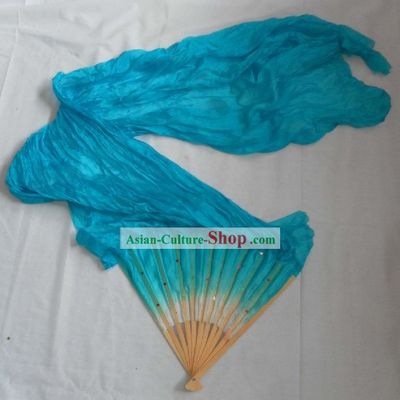 Chinese Long Silk Dancing Fan