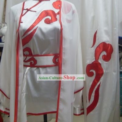 Professional Wushu Competiton Silk Uniform Complete Set