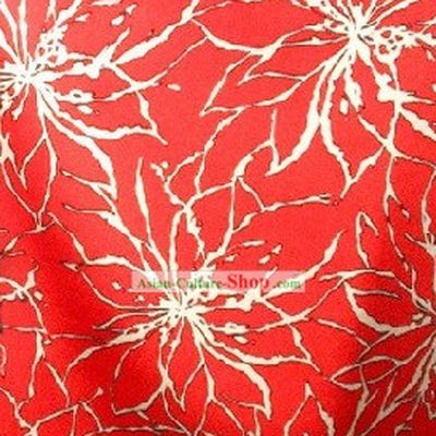 Chinese Classical Red Silk Fabric