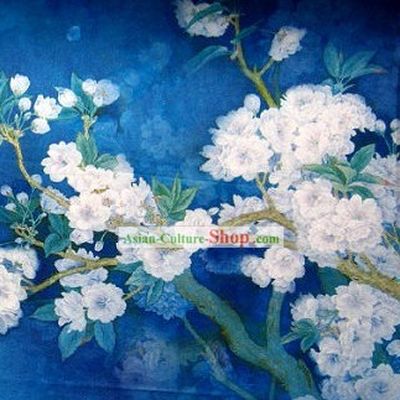 Snow Flower Silk Fabric