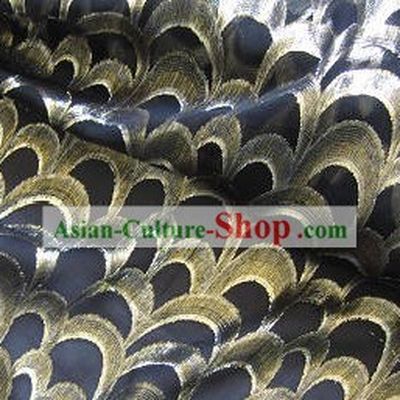 Chinese Peacock Silk Fabric