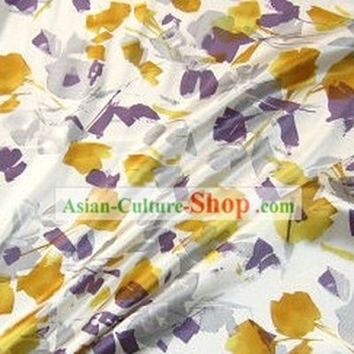 Chinese Classical Silk Flower Fabric