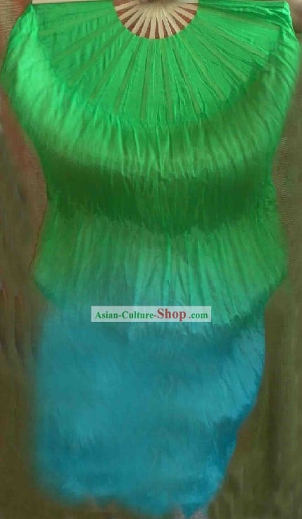 Chinese Traditional Long Silk Fans
