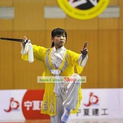 Chinese Kung Fu Tai Chi Dress and Cape Complete Set