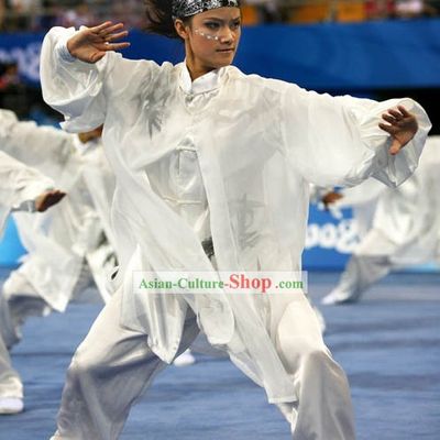 Chinese Wushu Silk Uniforms for Masters