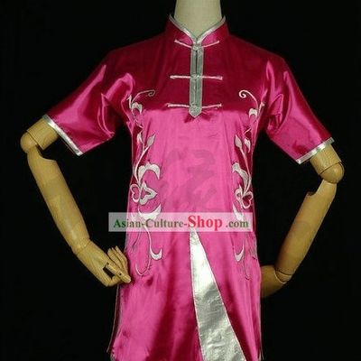 Chinese Embroidery Kung Fu Competition Uniform Complete Set