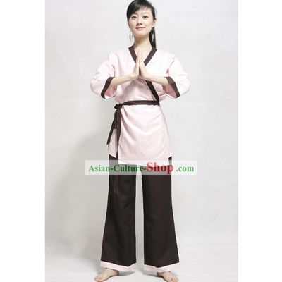 Chinese Flax Tai Chi Kung Fu Suit for Women