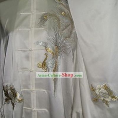 Chinese Embroidery Phoenix Kung Fu Clothes Complete Set