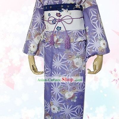 Traditional Japanese Kimono Complete Set