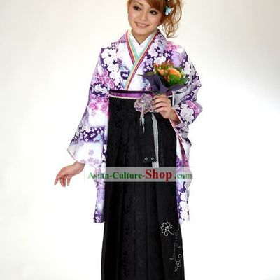 Traditional Japanese Kimono Complete Set for Women