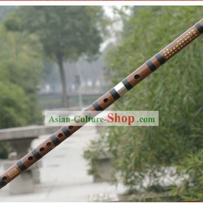 Chinese Brass Bamboo Flute