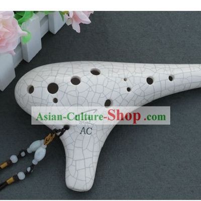 Traditional Chinese Music Instrument Pottery Flute Taodi