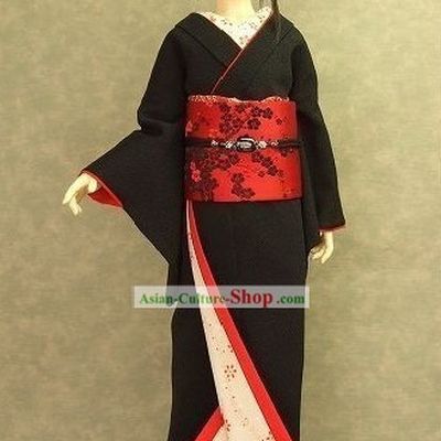 Japanese Kimono Swordswoman Costume Complete Set