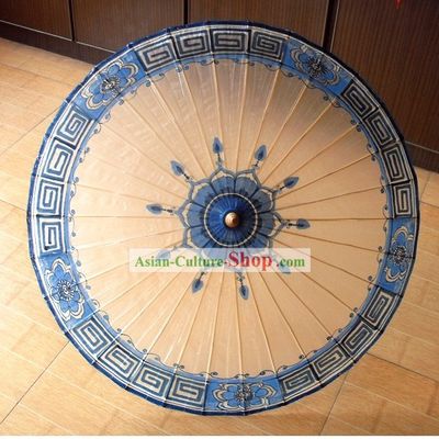 Chinese Classical Procelain Flower Umbrella