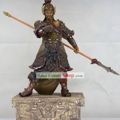 Zhao Yun Chinese Shiwan Ceramic Figurine