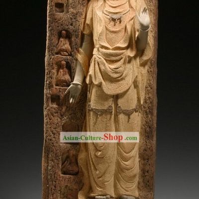 Dunhuang Fairy Chinese Shiwan Ceramic Figurine