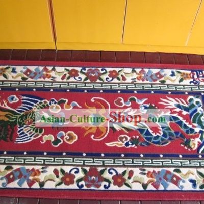 Traditional Chinese Dragon and Phoenix Carpet